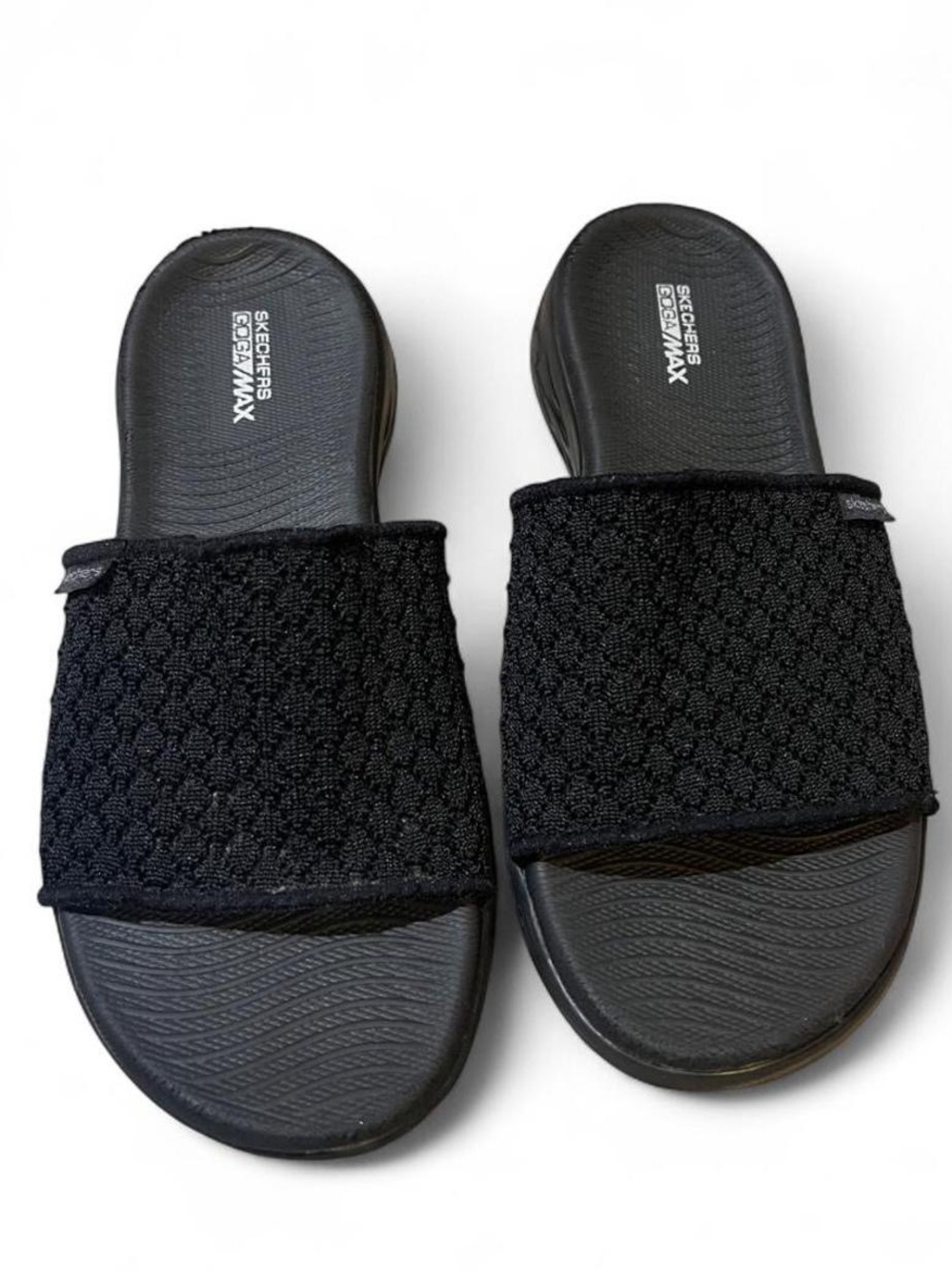 Skechers On-The-Go 600 Nitto Black Slide Sandals Size 7